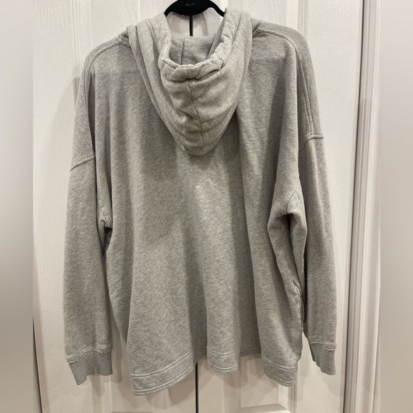Aerie Gray Oversized Hoodie size M - Picture 2 of 6